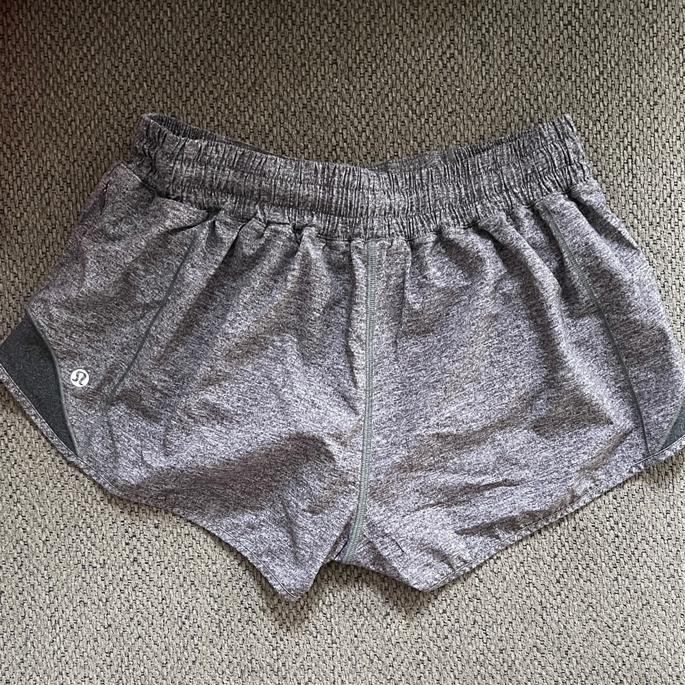 lululemon hotty hot Heather Gray Athletic Shorts